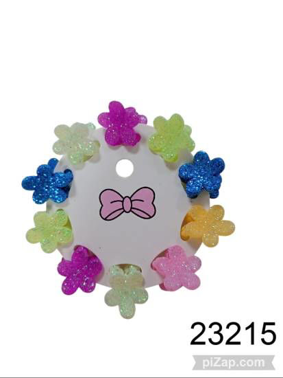 Imagen de BROCHES INFANTIL P/PELO FLOR X10 2.26